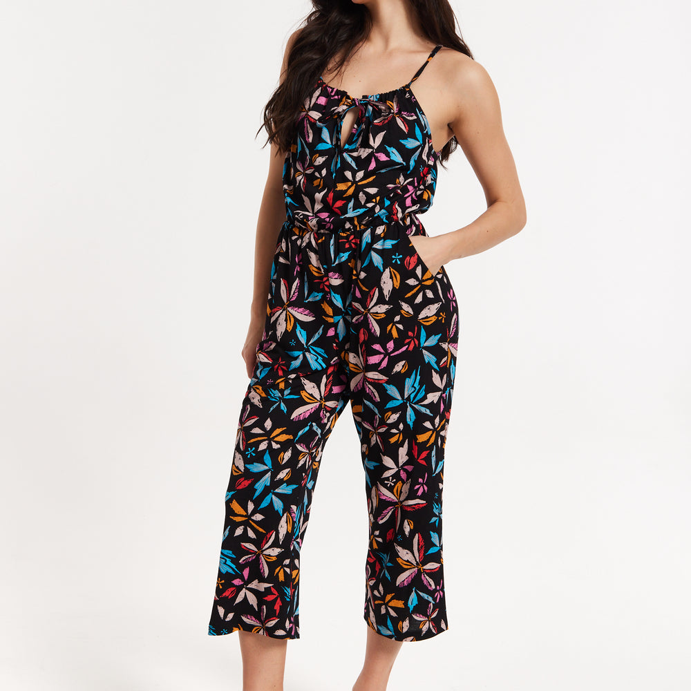 
                  
                    Floral Print Sleeveless Jumpsuit
                  
                