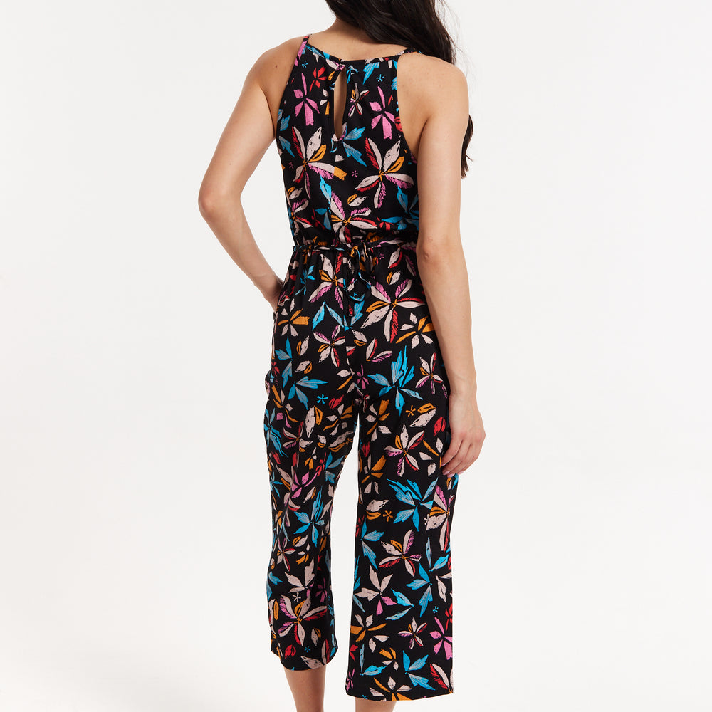 
                  
                    Floral Print Sleeveless Jumpsuit
                  
                