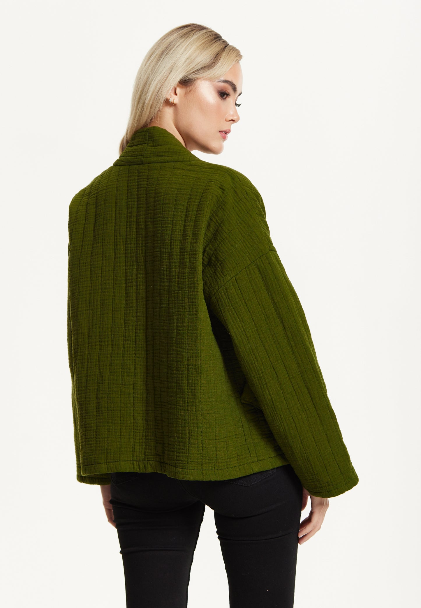 
                  
                    Khaki Quilted Cotton Jacket
                  
                