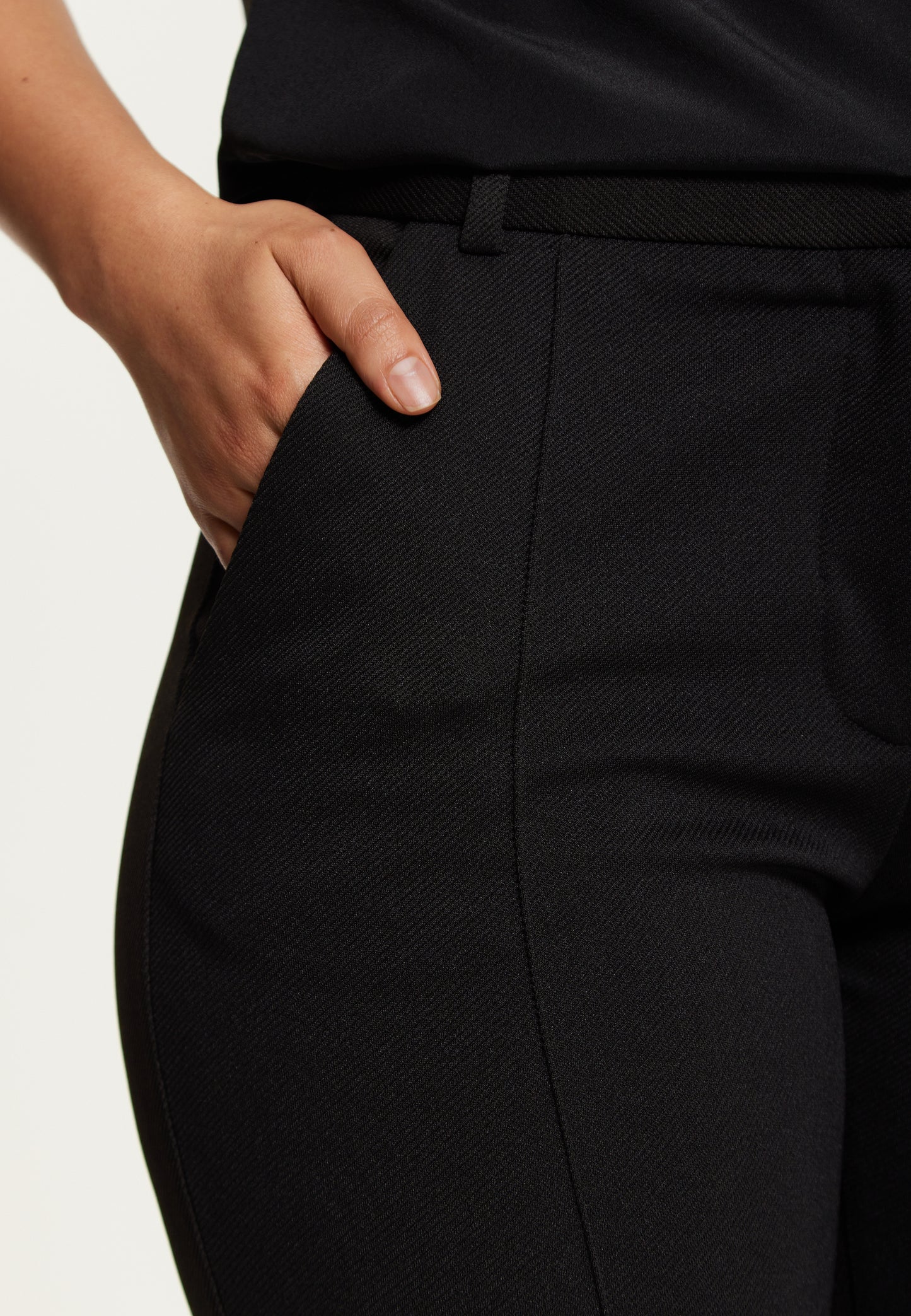 
                  
                    Black Slim Fit Tailored Trousers
                  
                