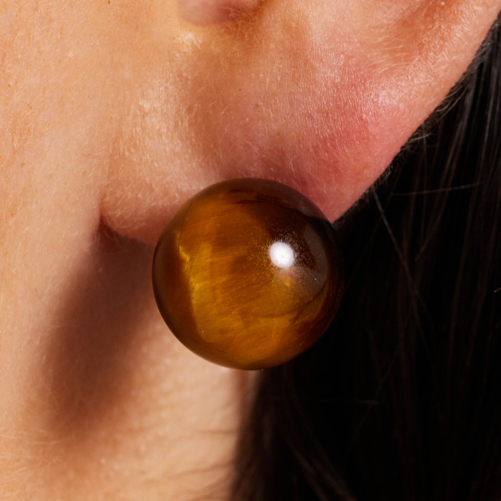 
                  
                    Tigers Eye Spheres Earrings
                  
                