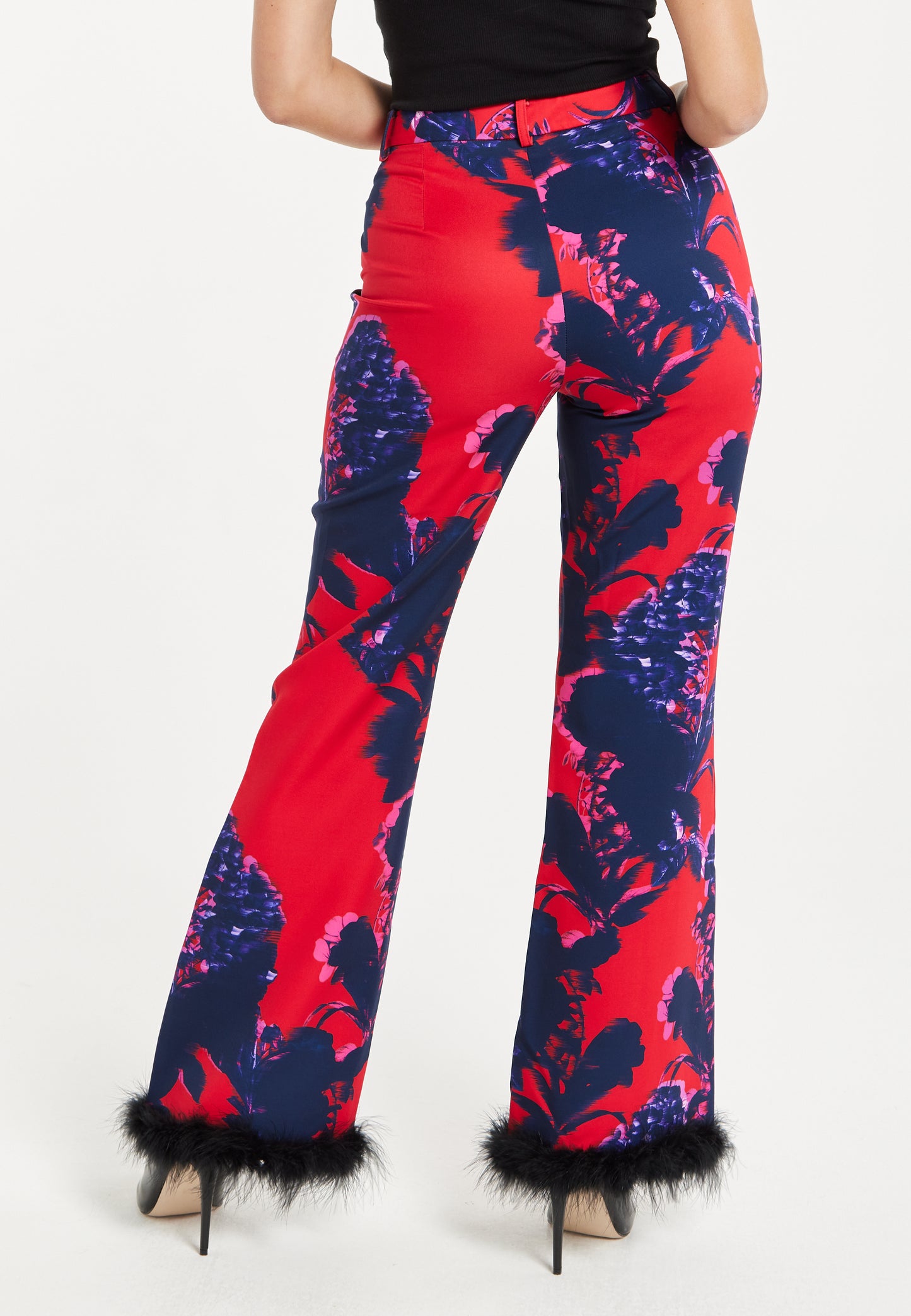 
                  
                    Floral Print Tailored Trousers Fluffy
                  
                