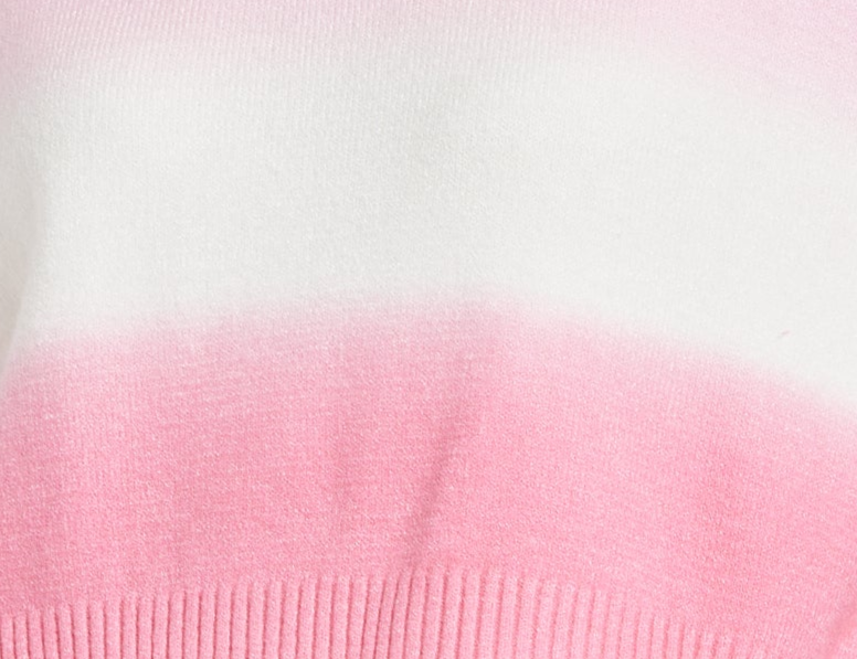 
                  
                    Women's Jumper with Long Sleeves in Chic Pink and White Ombre Design - Perfectly Stylish and Comfortable
                  
                