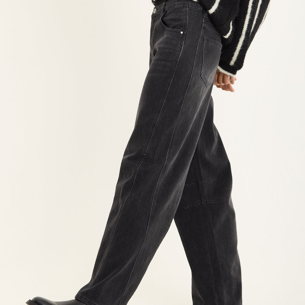 
                  
                    Black Relaxed Fit Jeans
                  
                