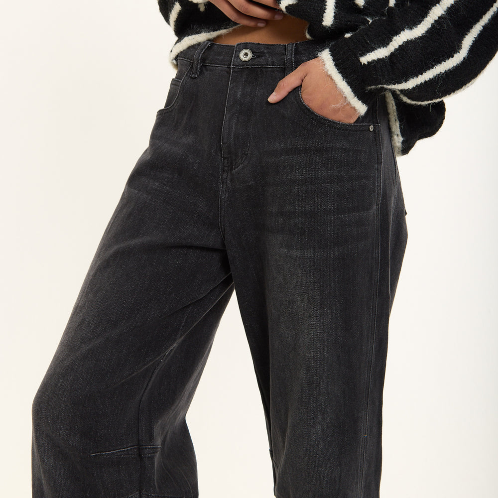 
                  
                    Black Relaxed Fit Jeans
                  
                