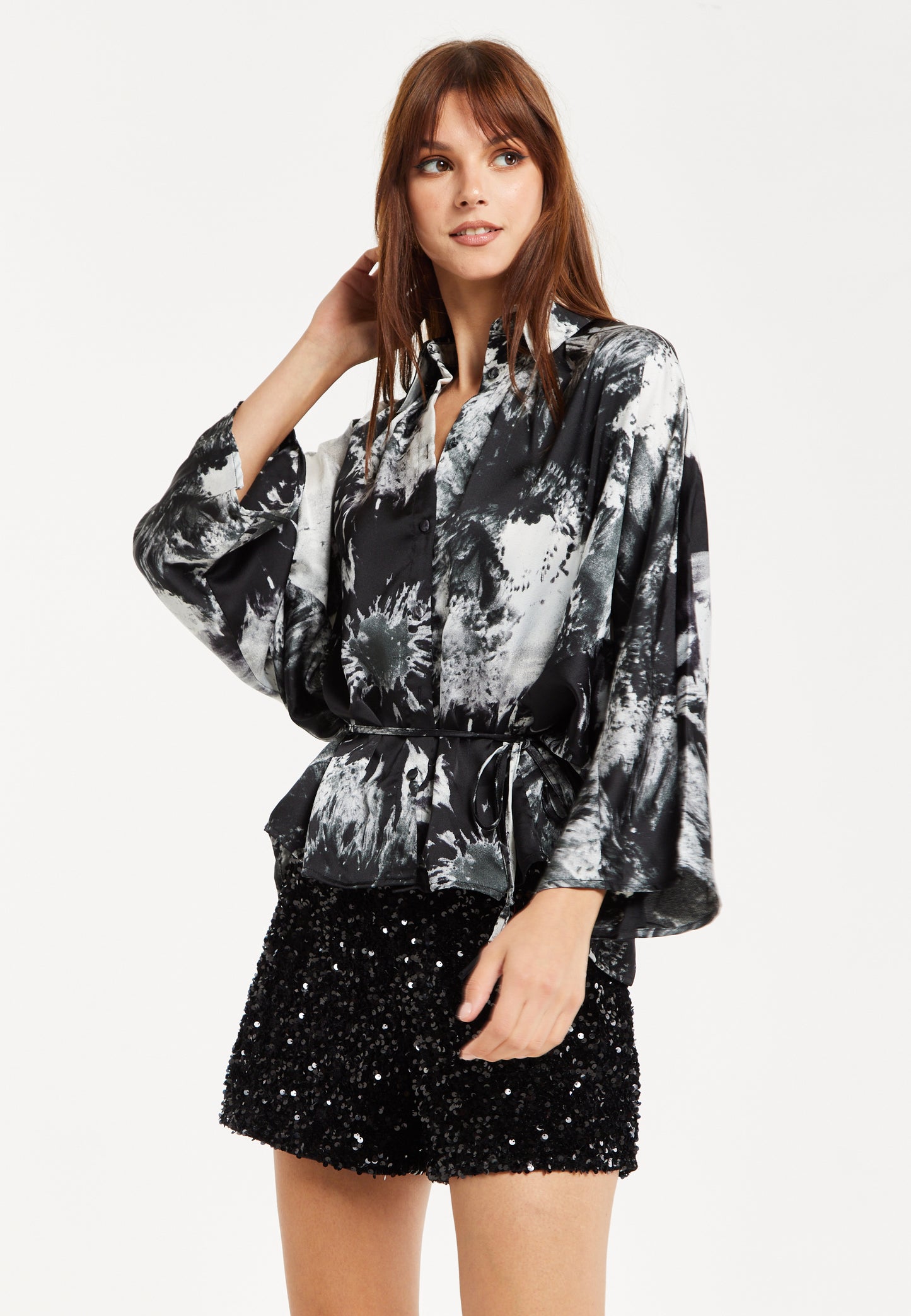 
                  
                    Liquorish Abstract Print Shirt
                  
                