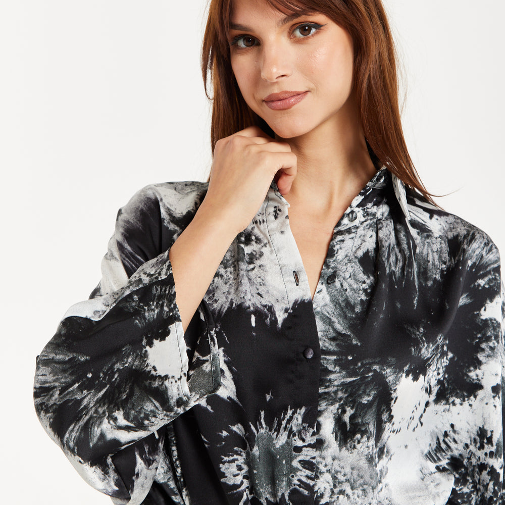 
                  
                    Liquorish Abstract Print Shirt
                  
                