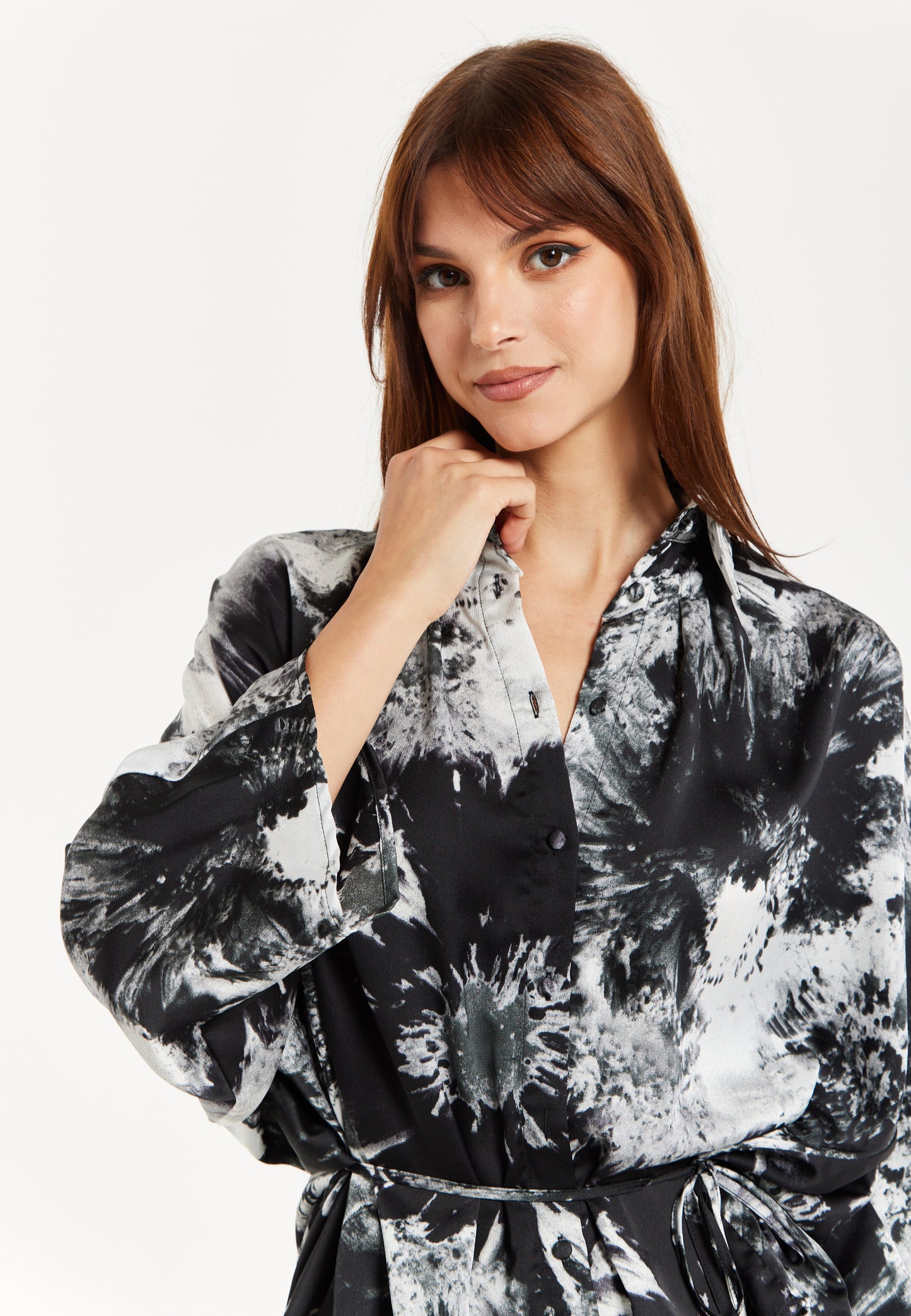 
                  
                    Liquorish Abstract Print Shirt
                  
                