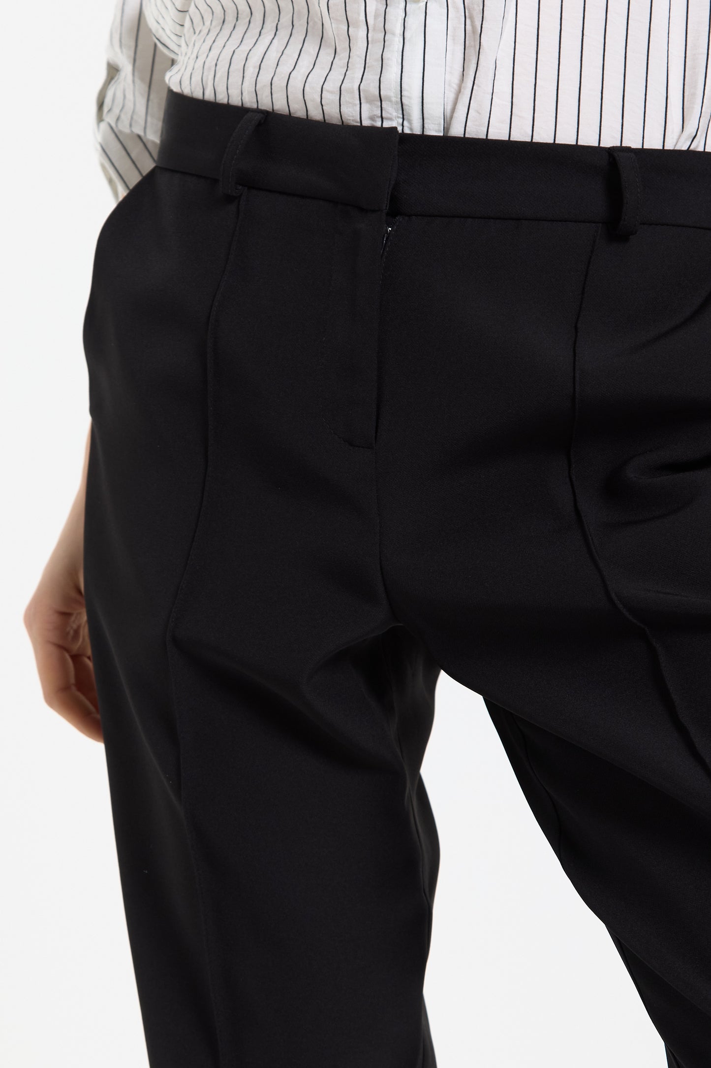 
                  
                    Black Slim Fit Tailored Trousers
                  
                