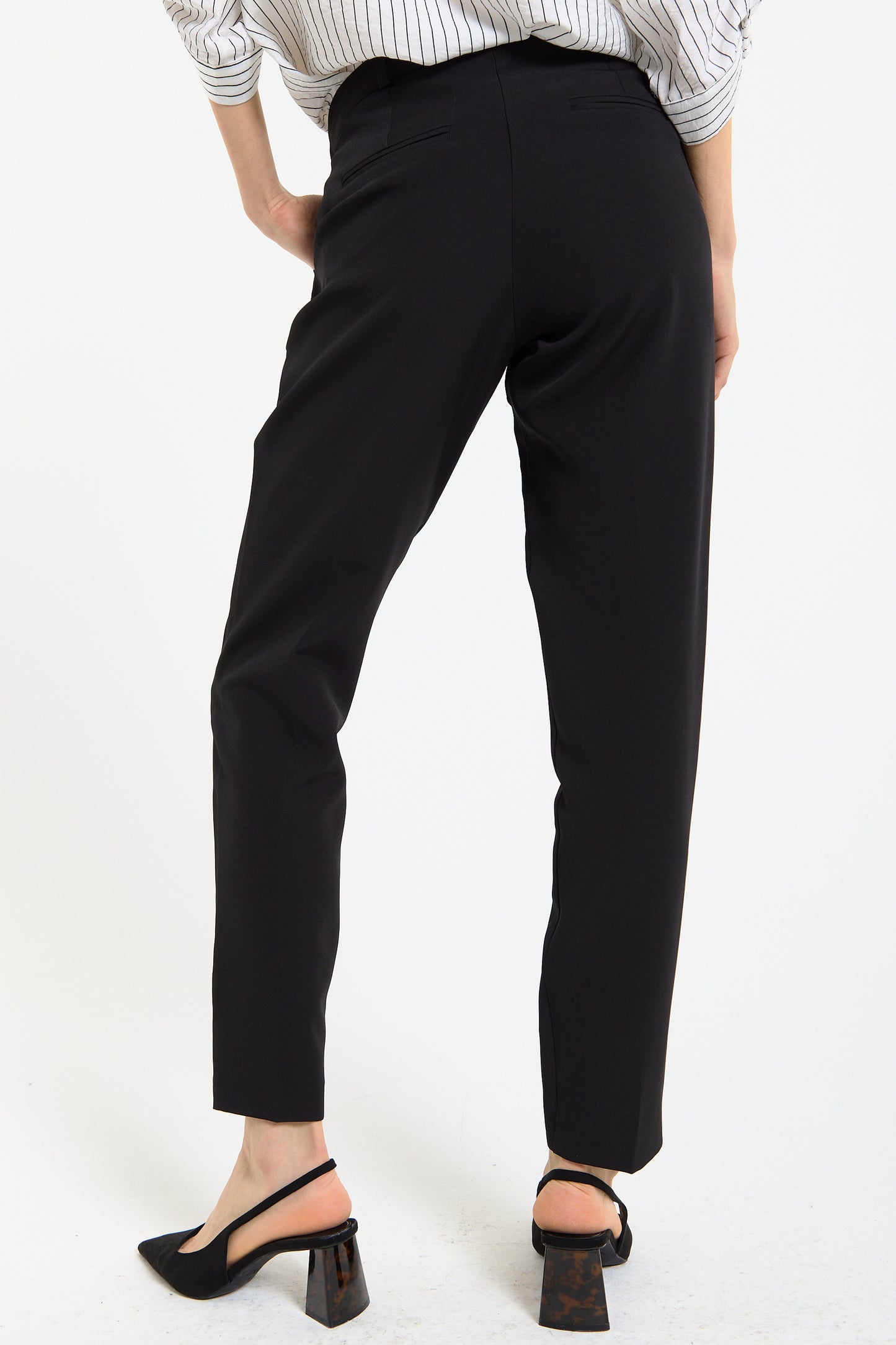 
                  
                    Black Slim Fit Tailored Trousers
                  
                