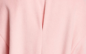 Liquorish Belted Longline Coat in Pink