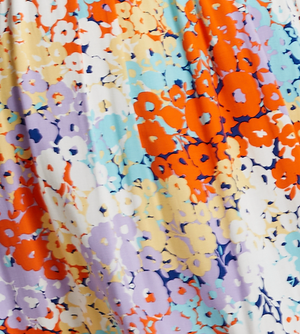 Liquorish Multicolour Floral Print Midi Wrap Skirt