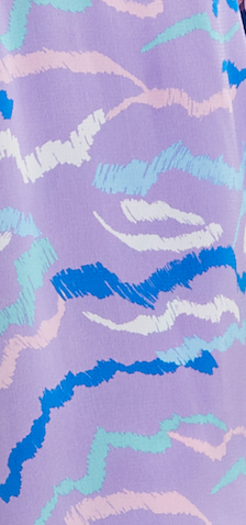 Liquorish Mini Abstract Zebra Print Wrap Dress In Lilac