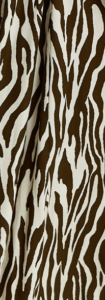 Liquorish Brown Zebra Strappy Midi Dress With Open Back
