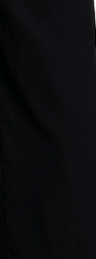 Liquorish Black Wide Leg Trousers