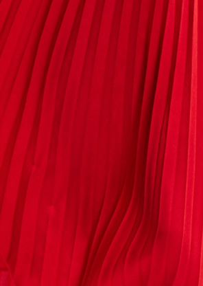 
                  
                    Liquorish Red Midi Dress With Pleat Details
                  
                