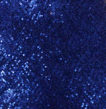 Liquorish Royal Blue Sequin Jersey One Shoulder Jumpsuit