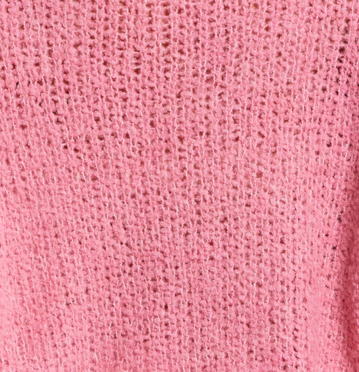 
                  
                    Liquorish Pink Loose Knit Jumper With Metallic Detail
                  
                