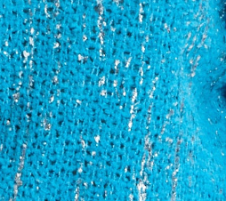 
                  
                    Liquorish Blue Loose Knit Jumper With Metallic Detail
                  
                