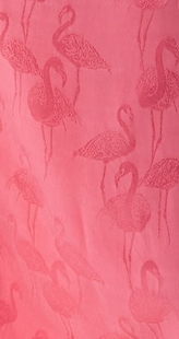 Liquorish Pink Flamingo Print Midi Shirt Dress with Belt