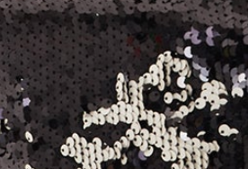 
                  
                    Liquorish Black Sequin Crop Top with Open Back Detail
                  
                