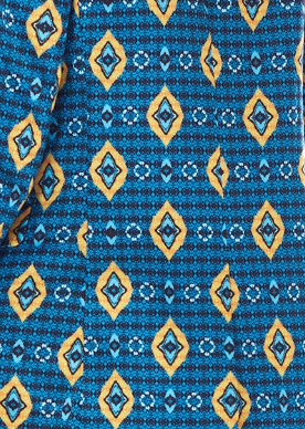 
                  
                    Liquorish African Print Suit Blazer in Blue, Yellow & Navy
                  
                