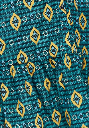 
                  
                    Liquorish African Print Midi Dress With Tiered Skirt Detail In Green, Yellow & Navy
                  
                