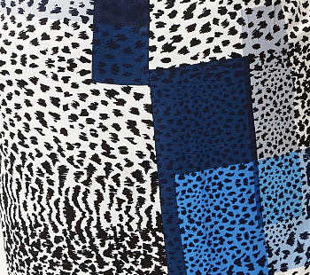 
                  
                    Liquorish Cami Midi Dress in Blue Square Animal Print
                  
                