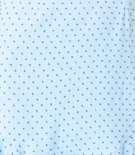 
                  
                    Liquorish Woven Polka Dot Frill Detail Dress In Blue
                  
                