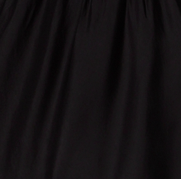 
                  
                    Black Shirred Waist Satin Maxi Dress
                  
                