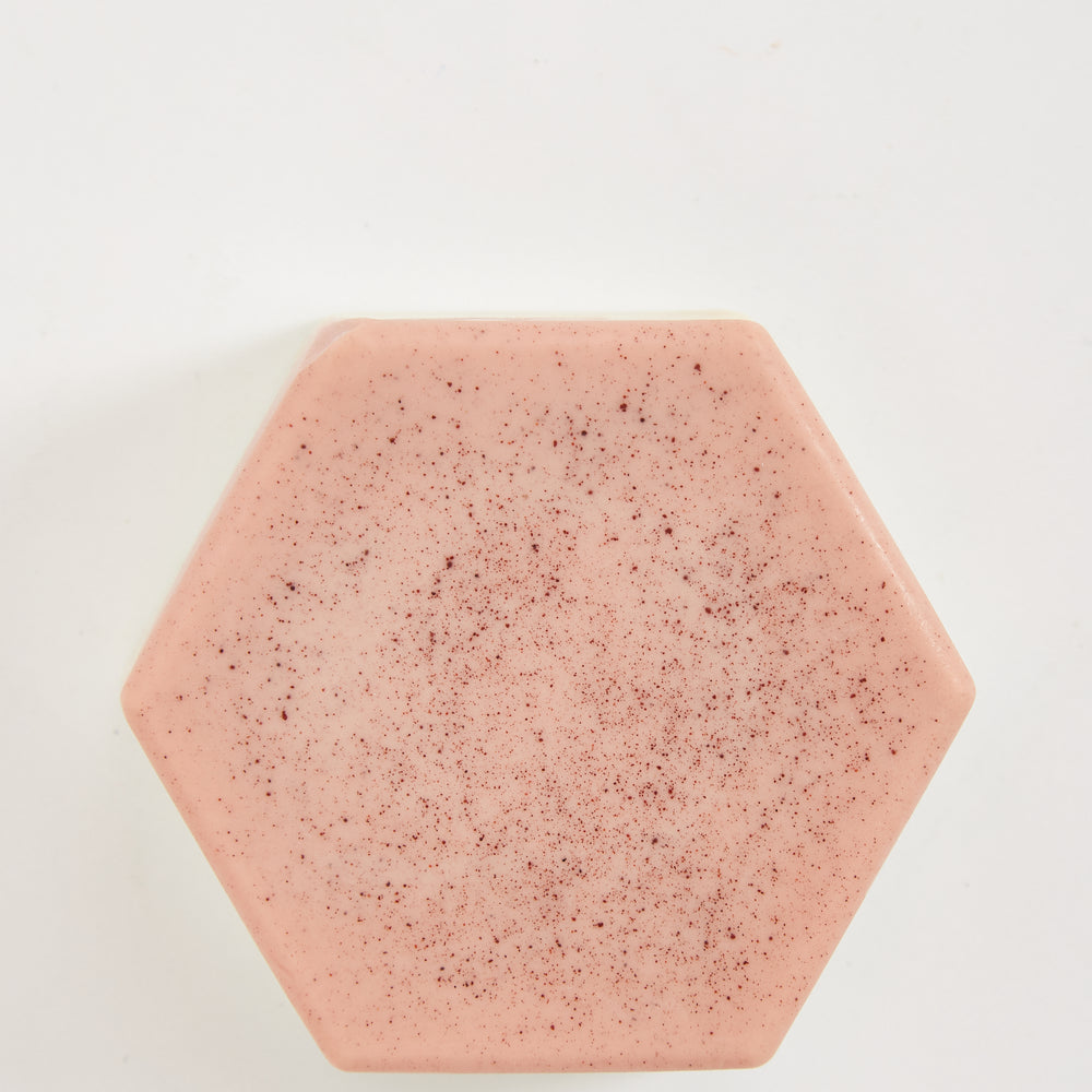 
                  
                    Liquorish Rose Clay Hexagonal Handmade Soap
                  
                