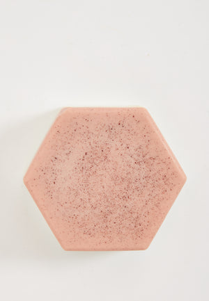 Liquorish Rose Clay Hexagonal Handmade Soap