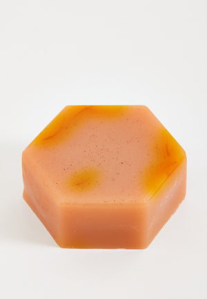 Liquorish Saffron Hexagonal Handmade Soap