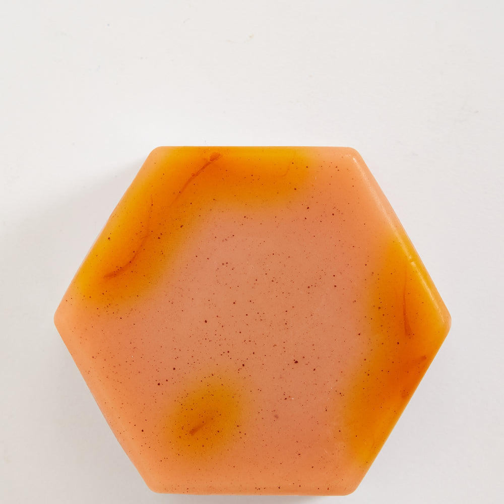 
                  
                    Liquorish Saffron Hexagonal Handmade Soap
                  
                