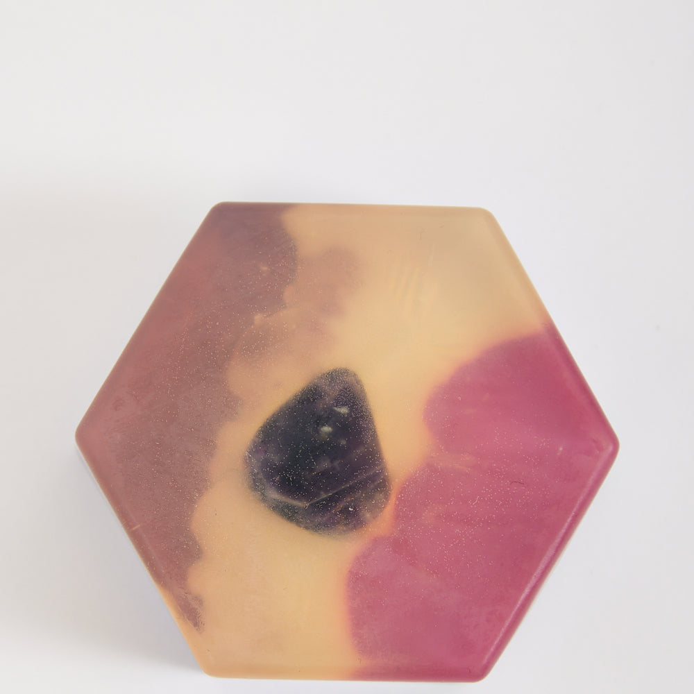 
                  
                    Liquorish Amethyst Semi Precious Stone Soap Handmade Soap
                  
                