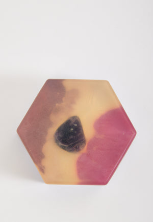 Liquorish Amethyst Semi Precious Stone Soap Handmade Soap