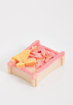 Liquorish Bright Pink and Soft Pink Butterfly Garden Floral Soap Handmade Soap