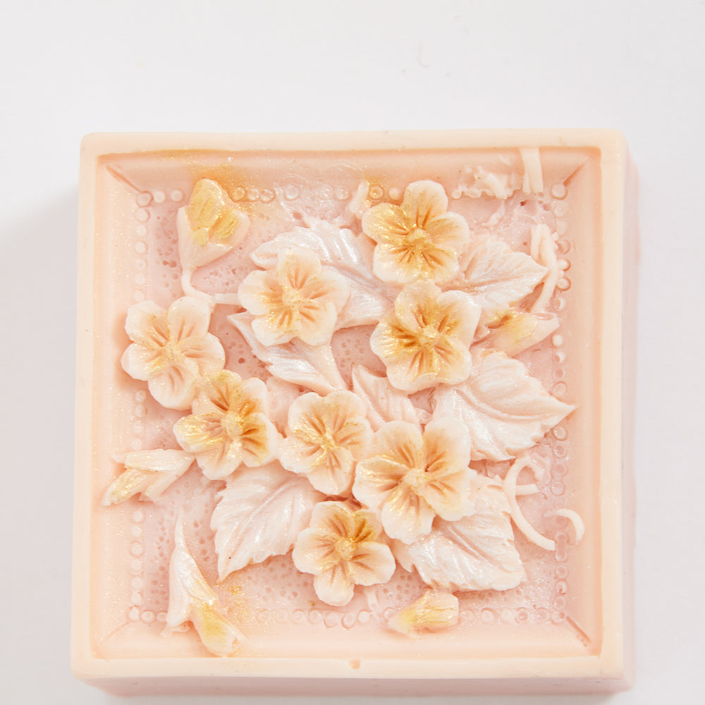 
                  
                    Liquorish Flowers Square Floral Soap Handmade Soap
                  
                