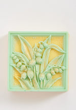 Liquorish Yellow and Blue Lilly Of The Valley Floral Soap Handmade Soap