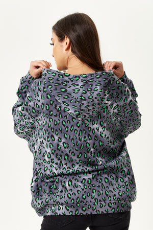 Obey cheetah outlet print sweatshirt