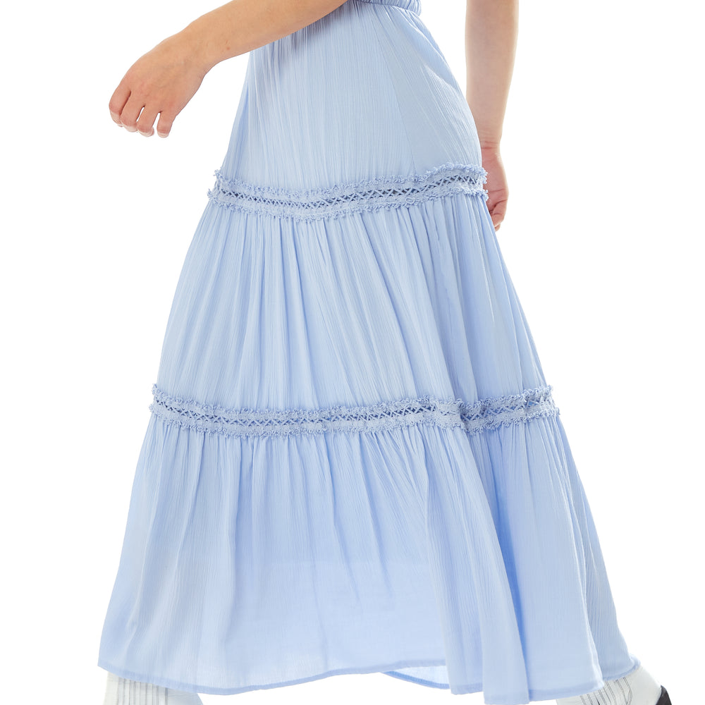 
                  
                    Liquorish Maxi Skirt in Blue
                  
                