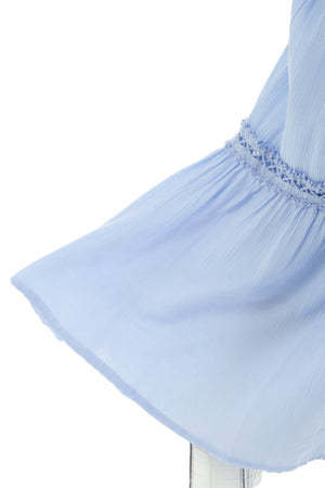 Liquorish Maxi Skirt in Blue
