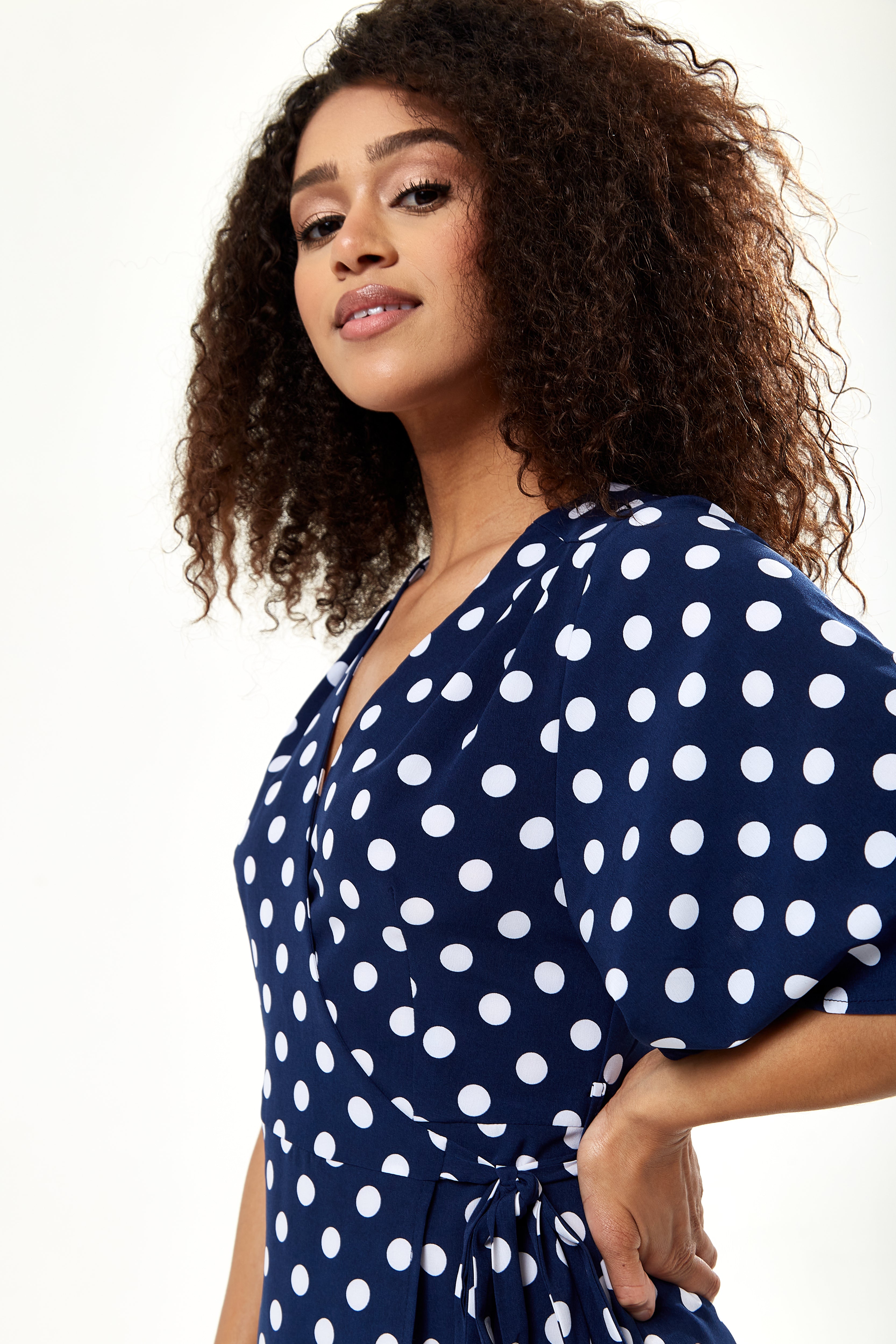 Big polka dot dress best sale