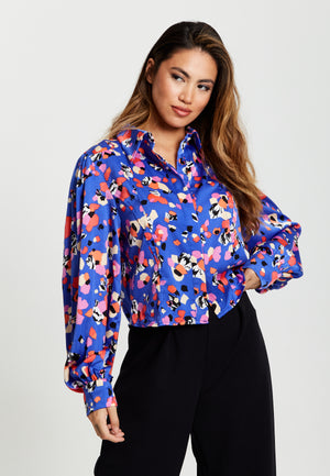 Liquorish Multicolour Abstract Dot Print Shirt