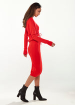 Liquorish Knitted Set in Red
