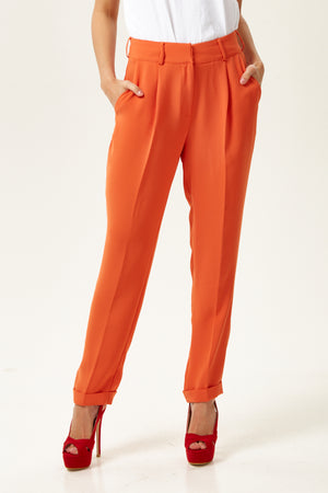 Divine Grace Straight Leg Chino Trousers in Tuscany
