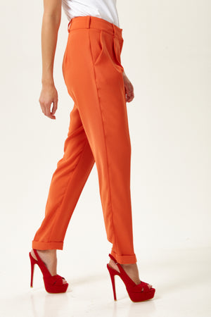 Divine Grace Straight Leg Chino Trousers in Tuscany