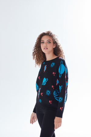Liquorish Cosmic Pattern Jumper