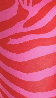 Liquorish Ski Base Layer Tights In Pink Zebra Print