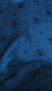 Liquorish Black Star And Polka Dot Print Mini Wrap Dress With Long Sleeves In Petrol Blue